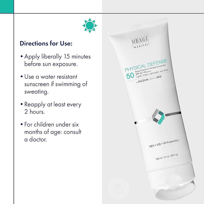 Physical Defense Tinted Broad Spectrum SPF 50 suzanobagimd physical defense tinted broad spectrum spf 50