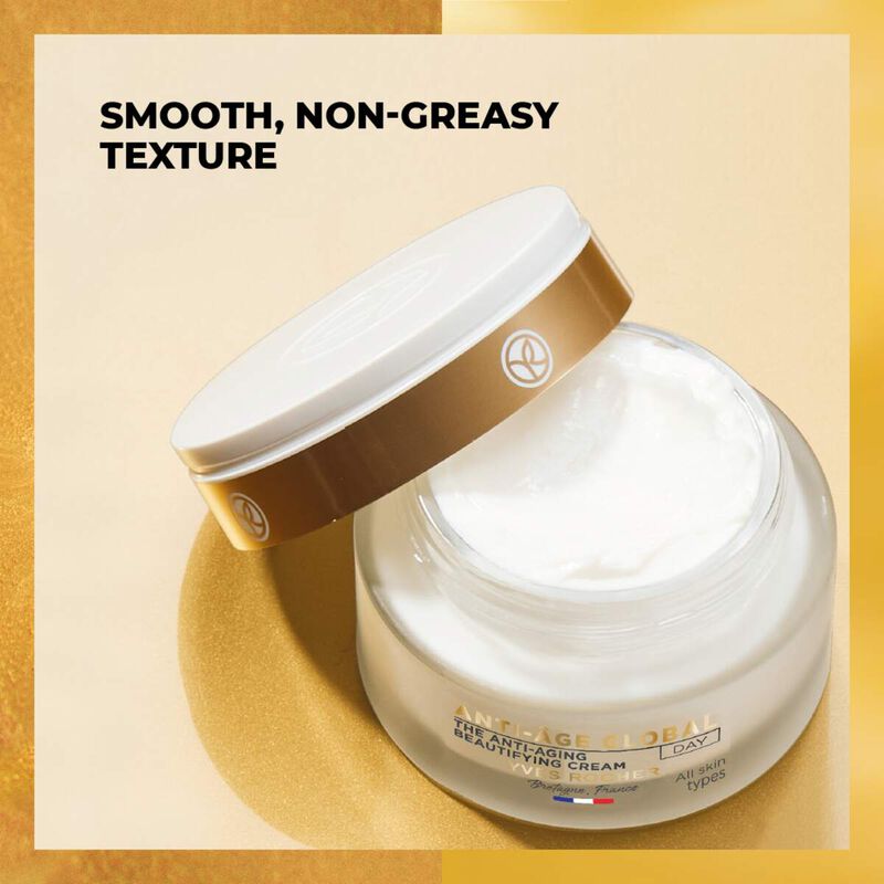 yves rocher antiaging beautifying day cream  all skin types 50ml