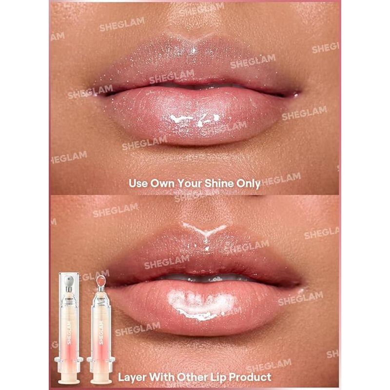 sheglam sheglam booster shine plumping lip gloss get started