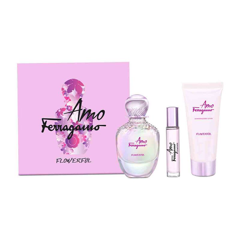 Fera Amo Flowerful Perfume Gift Set salvatore ferragamo fera amo flowerful perfume gift set