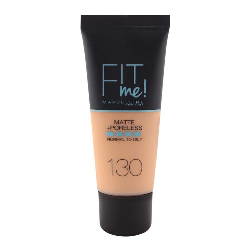 maybelline new york fit me matte & poreless foundation  130 buff beige