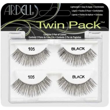 faces twin pack lashes 105 black