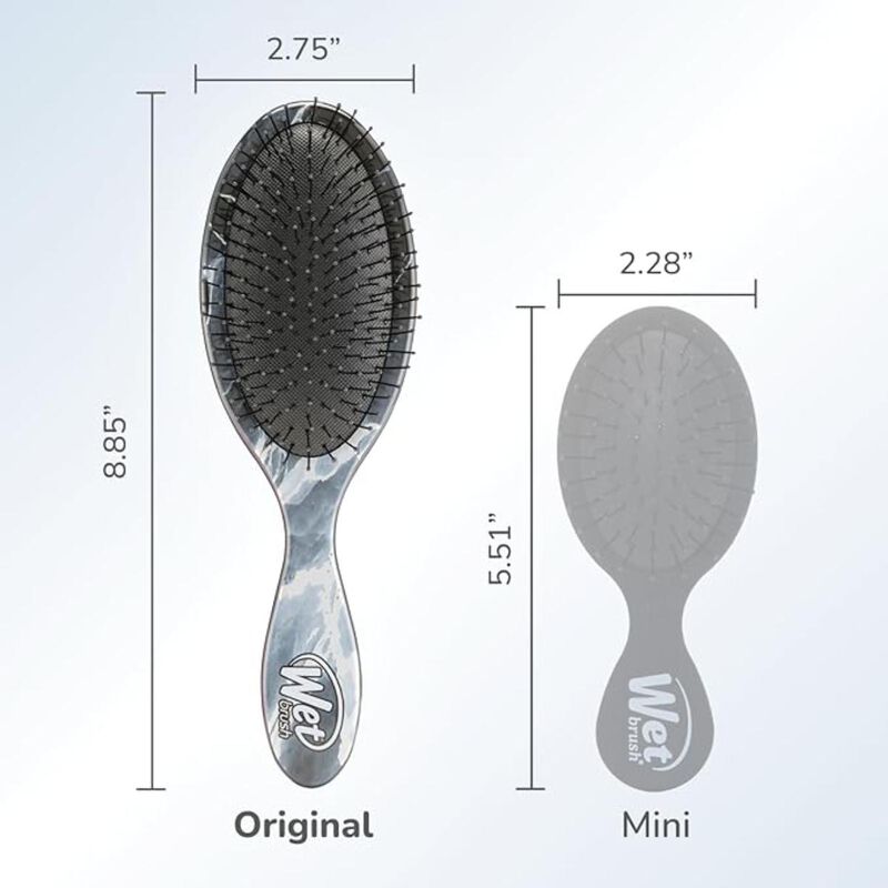 wet brush detangle metallic marble onyx