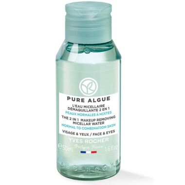 faces pure algue the 2 in 1 makeup removing micellar water