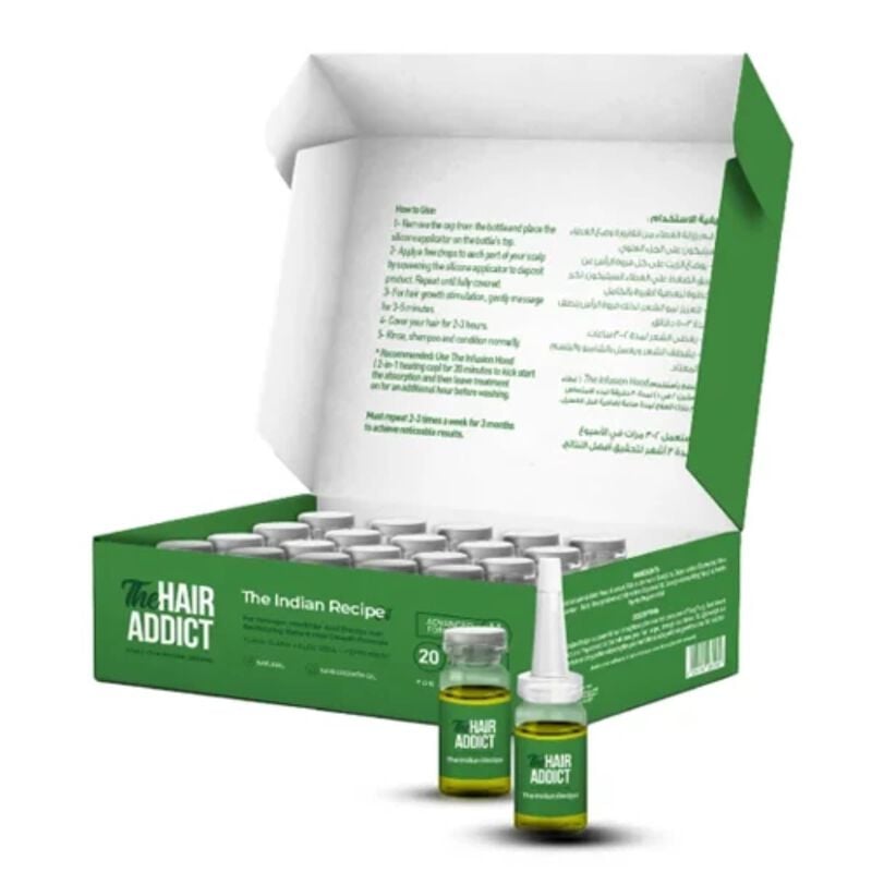 hair addict the indian recipe 20 vials