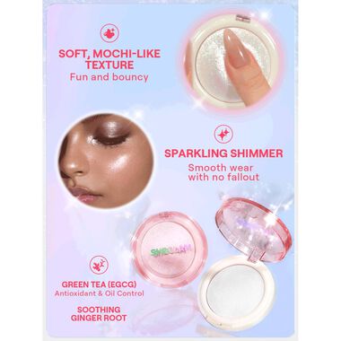 faces sheglam glowchi bouncy highlighter powdered sugar