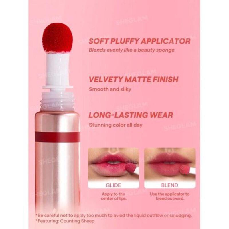 sheglam sheglam pout pillow cushion matte liquid lipstick nod off