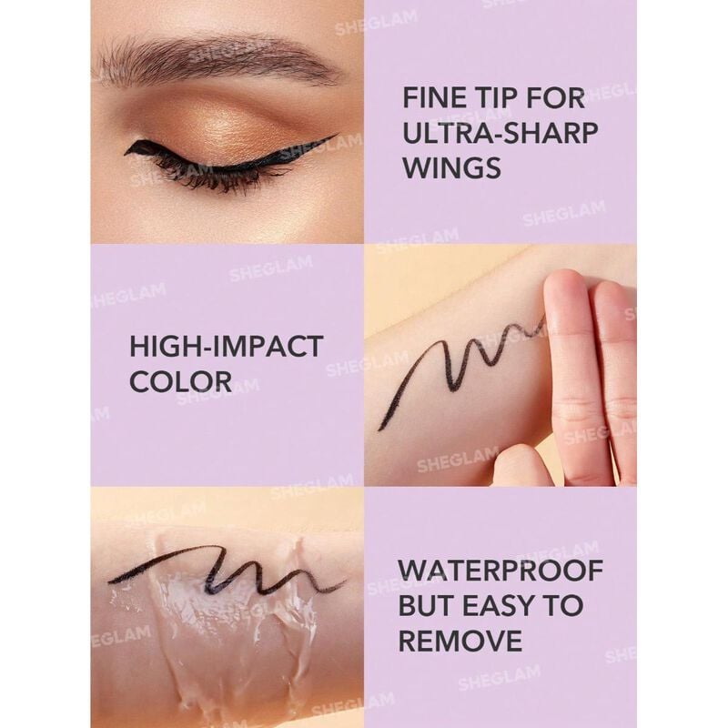 شيجلام آيلاينر سائل أسود مضاد للماء