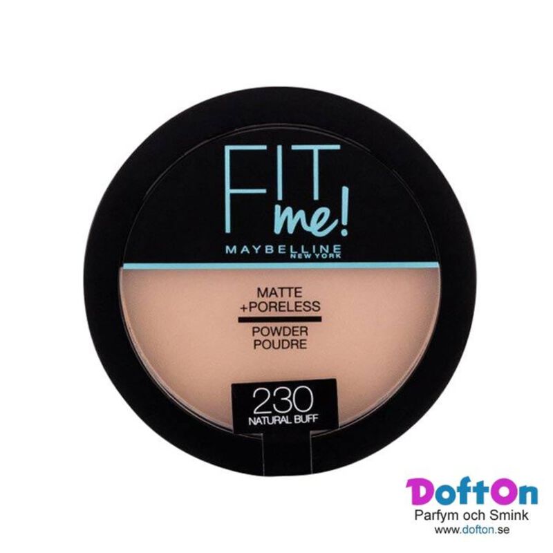 maybelline new york fit me matte & poreless powder  230 natural buff