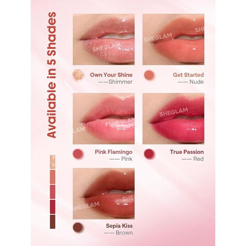 sheglam sheglam booster shine plumping lip gloss true passion