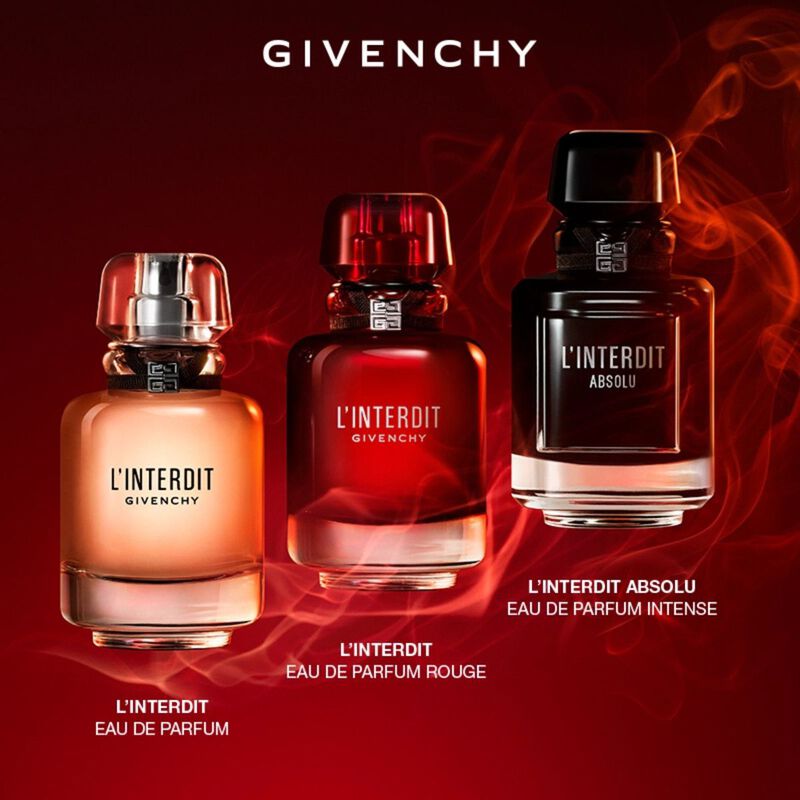 givenchy l'interdit eau de parfum rouge