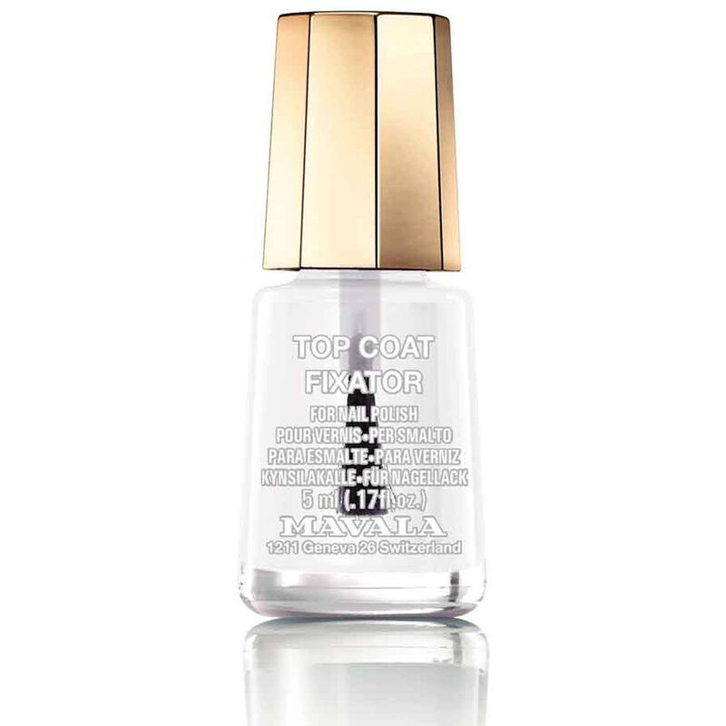 mavala mini nail polish top coat fixator