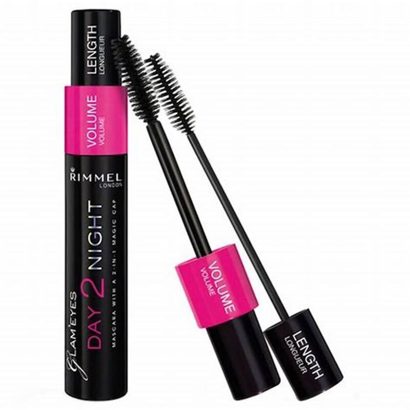 Day 2 Night Mascara Black 9.5 ml rimmel day 2 night mascara black 9.5 ml