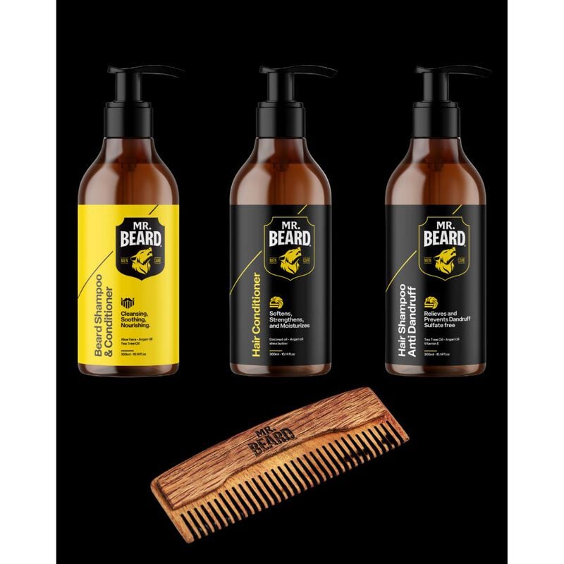 mr beard showering trio bundle