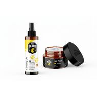 faces glow   nourish bundle tanning oil   hair food
