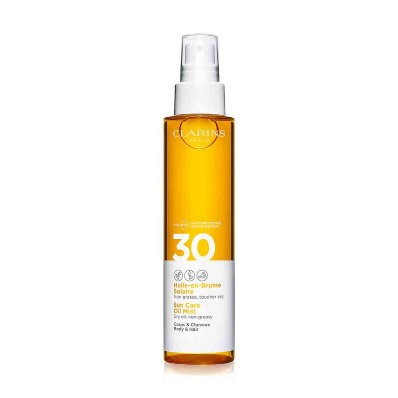 clarins sun care body oilinmist uva/uvb 30 150ml