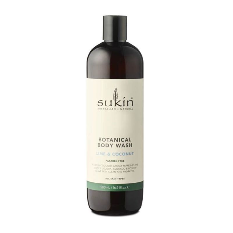 Botanical Body Wash Lime and Coconut sukin botanical body wash lime and coconut