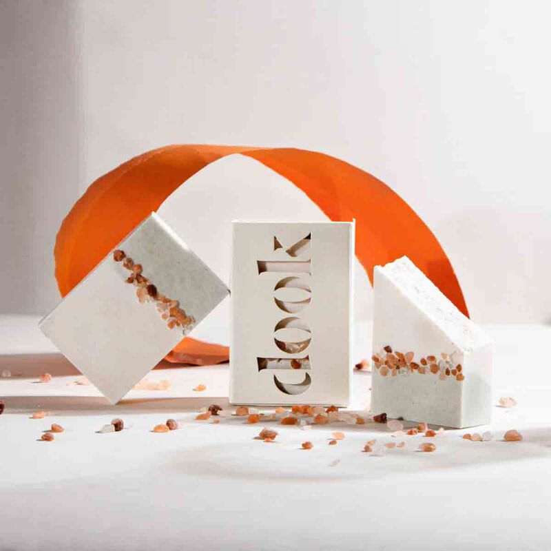 dooksoapedinburgh dook mandarin, bergamot, rosemary & cedar salt soap bar 120g