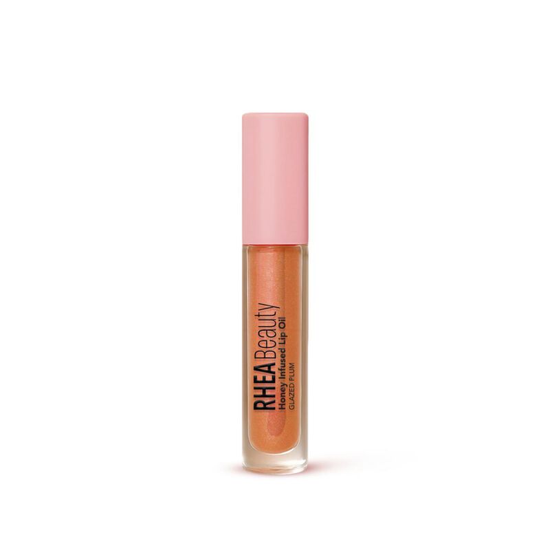 rhea beauty lip oil glazed plum