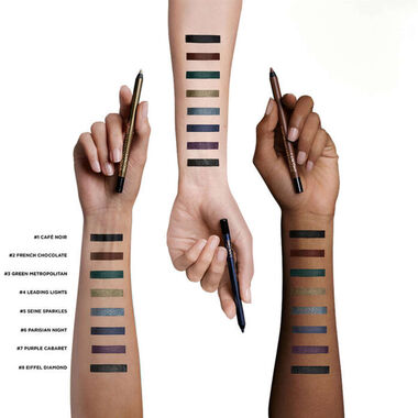 faces drama liqui pencil waterproof eyeliner 05 seine sparkles