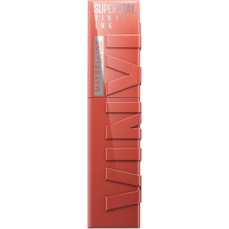 maybelline new york superstay vinyl ink longwear transfer proof gloss lipstick, 125 keen