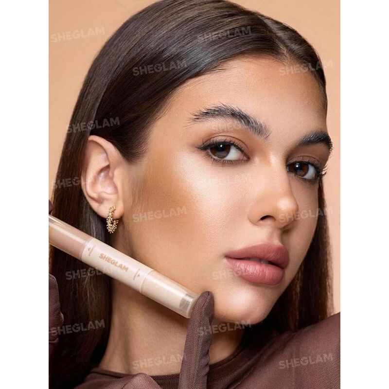 sheglam sheglam 2in1 contour & highlight stick warm honey