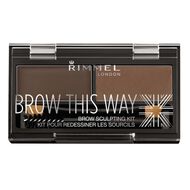 faces brow this way eyebrow sculpting kit 003 dark brown