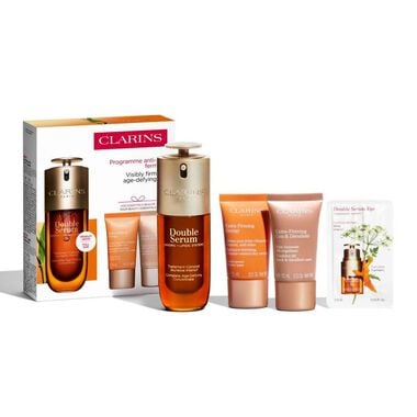 faces clarins double serum   extra firming vp set