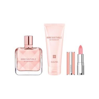 Irresistible Gift Set Eau de Parfum 50 ml + Body Milk 75 ml + Mini Rose Perfecto Lip Balm faces irresistible gift set eau de parfum 50 ml body milk 75 ml mini rose perfecto lip balm