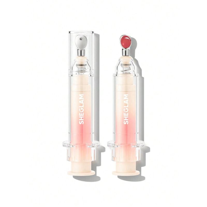 sheglam sheglam booster shine plumping lip glossspink flamingo