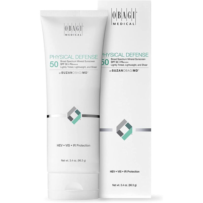 Physical Defense Tinted Broad Spectrum SPF 50 suzanobagimd physical defense tinted broad spectrum spf 50