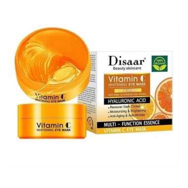 Disaar Vitamin C Hyaluronic Acid Whitening Eye Mask 1.5ml * 60 pcs faces disaar vitamin c hyaluronic acid whitening eye mask 1 5ml 60 pcs