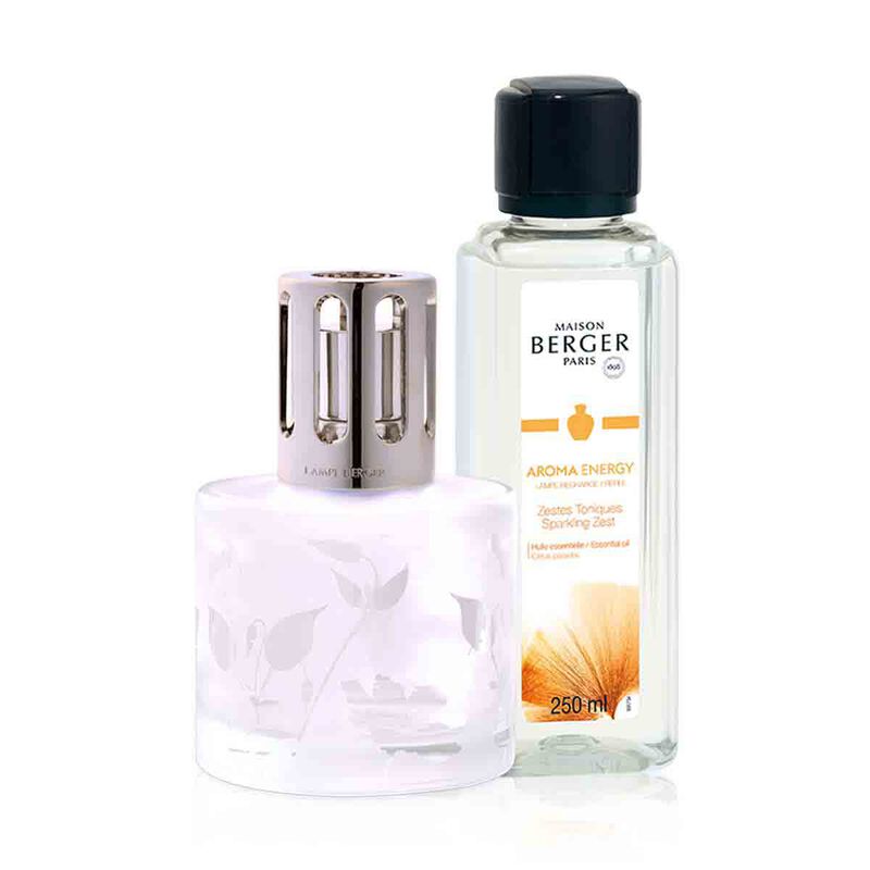 maison berger maison berger coffret lampe aroma energy/ energy gift set + 250 ml energy fragrance