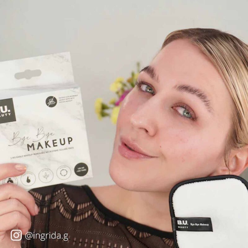 bu beauty bye bye makeup reusable makeup remover pads