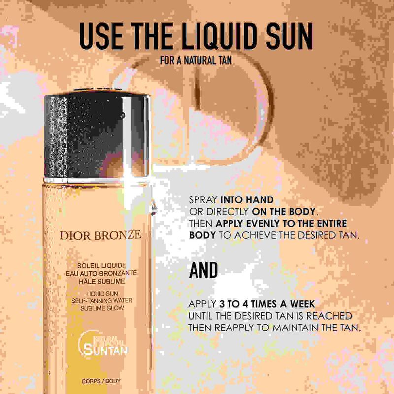 Liquid Sun - Self-tanning Water - Sublime Glow dior liquid sun selftanning water sublime glow
