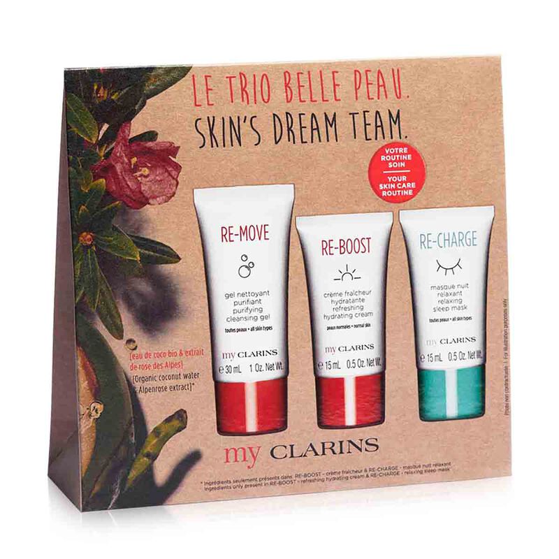 clarins my clarins skin's dream team