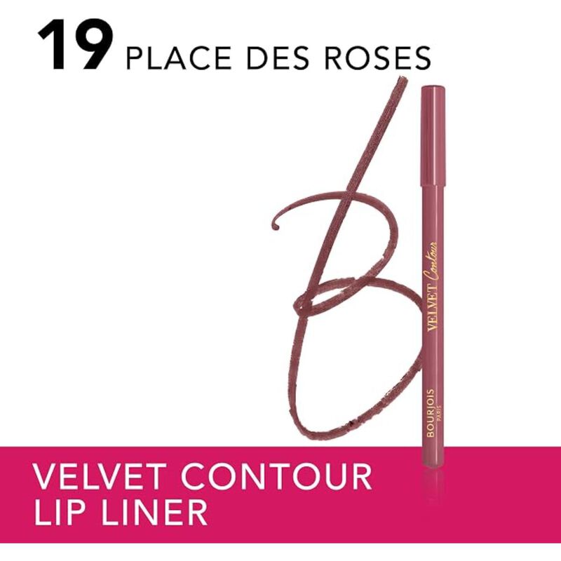 bourjois crayon contour lip pencil – 02 place des roses, 1.14g