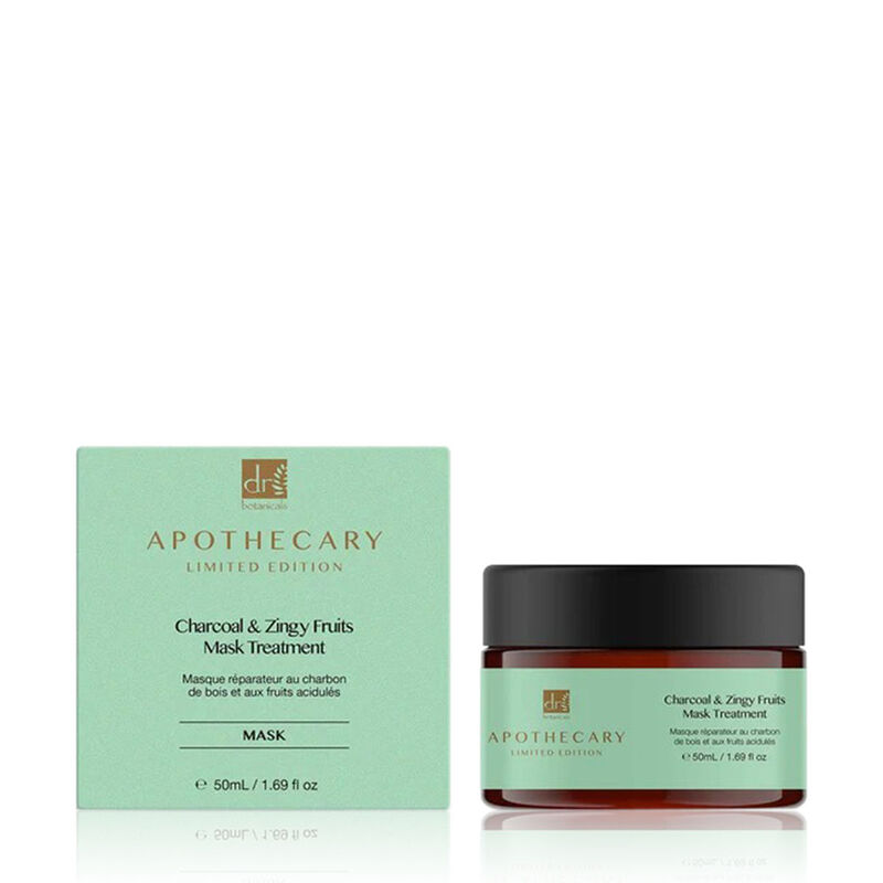 Charcoal And Zingy Fruits Mask Treatment dr. botanicals charcoal and zingy fruits mask treatment