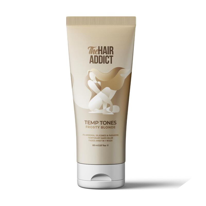 ذا هير أديكت اشقر ثلجي تيمب تونز - ملون مؤقت للشعر 88 ملليمتر hair addict ذا هير أديكت اشقر ثلجي تيمب تونز ملون مؤقت للشعر 88 ملليمتر