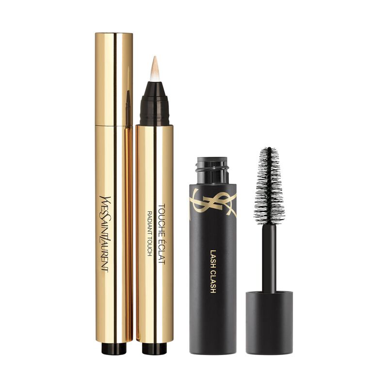 yves saint laurent touche eclat concealer + mini mvefc mascara gift set