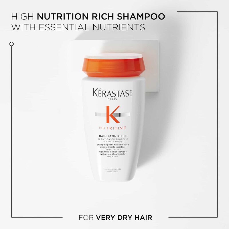 Nutritive Bain Satin Riche Shampoo for Very Dry Hair kerastase nutritive bain satin riche shampoo for very dry hair
