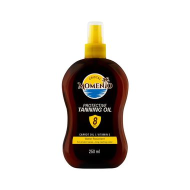 faces momento spf 8 protective tanning oil 250ml