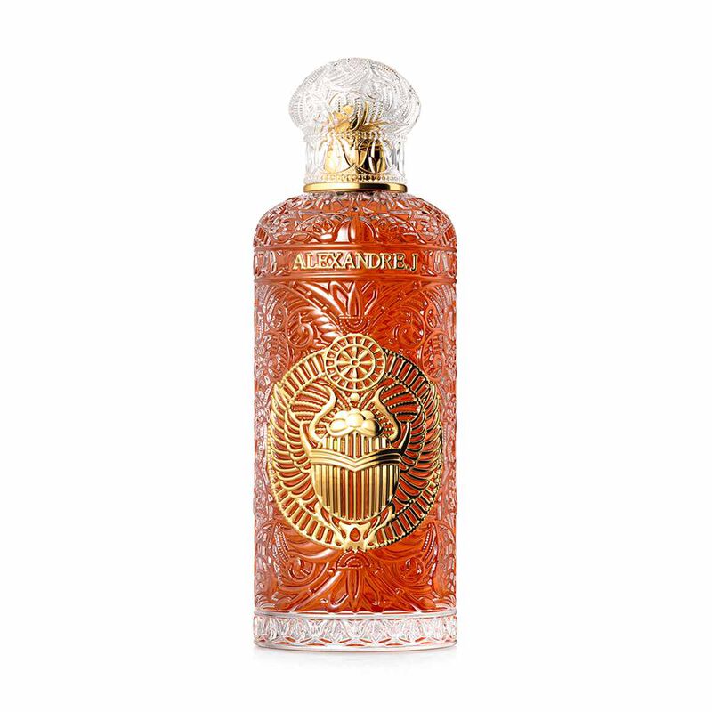 alexandre j black beetle gold bottle