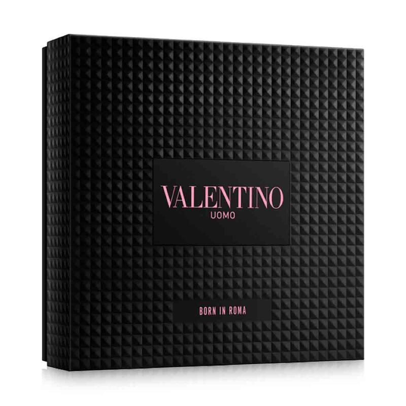 Uomo Born In Roma Eau De Toilette Set for Men with a Travel Size Fragrance valentino uomo born in roma eau de toilette set for men with a travel size fragrance