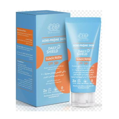 faces eva skin clinic acne prone sunscreen spf 50  40ml