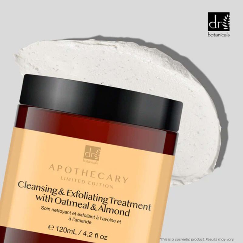 Cleansing and Treatment With Oatmeal and Almond dr. botanicals cleansing and treatment with oatmeal and almond