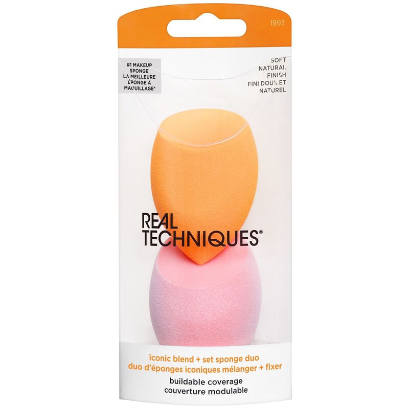 real techniques miracle complexion sponge & miracle powder sponge set