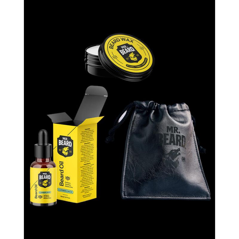 mr beard control & condition beard bundle lumberjack