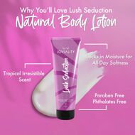 faces natural body lotion   lush seduction 240ml