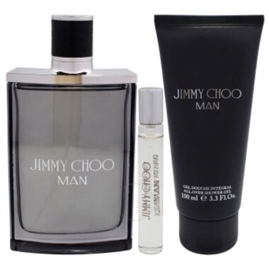 faces jimmy choo men gift set  edt 100ml   edt 7 5ml   shower gel 100ml